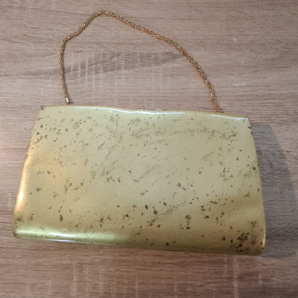 Elegant Gold Clutch Bag